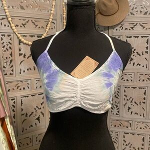 NWT Boutique tie-dye Handmade one of a kind hippy top